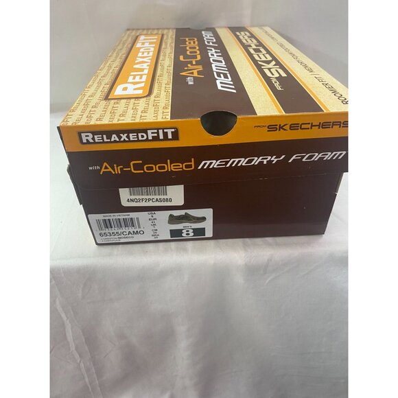 Sketchers Men's Relaxed-Fit Creston Moseco Slip-On Green Camo Size 8 NIB - Picture 7 of 7